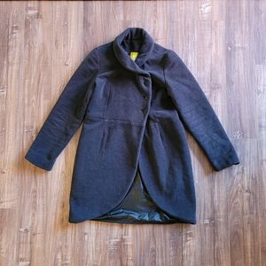 Vaute Couture vegan wool coat. Black. size M